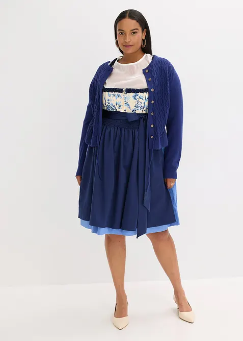 Dirndl avec tablier brodé (ens. 2 pces), bonprix