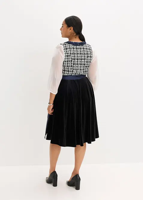 Dirndl avec tablier (ens. 2 pces), bonprix