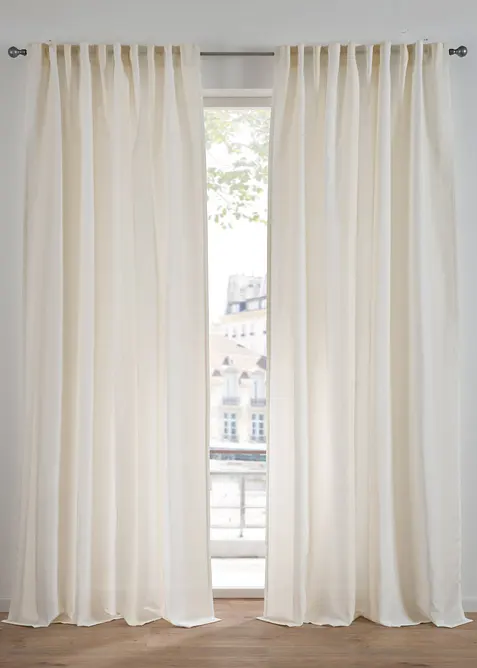 Vorhang mit Streifen und recyceltem Polyester (1er Pack), bonprix