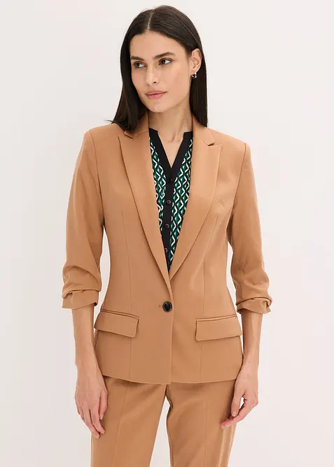 Blazer à manches froncées, bonprix