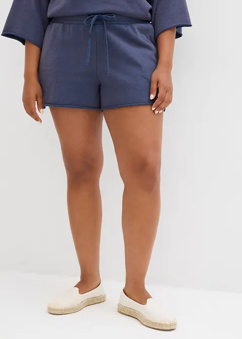 Short en molleton de coton mélangé, bonprix