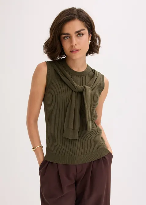 Pullunder aus Baumwolle, bonprix