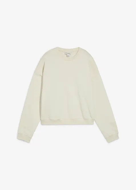 Sweat oversize court 100% coton, bonprix