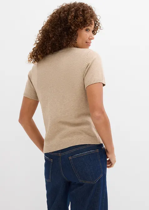 Pull manches courtes, bonprix