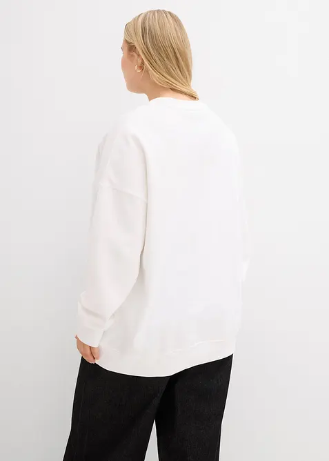 Oversize-Sweatshirt aus reiner Bio-Baumwolle, bonprix