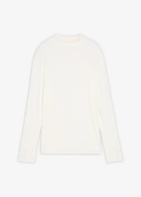 Geripptes Langarmshirt, bonprix
