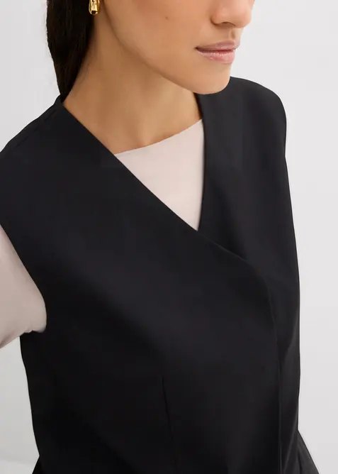 Longweste mit Twillstruktur, bonprix