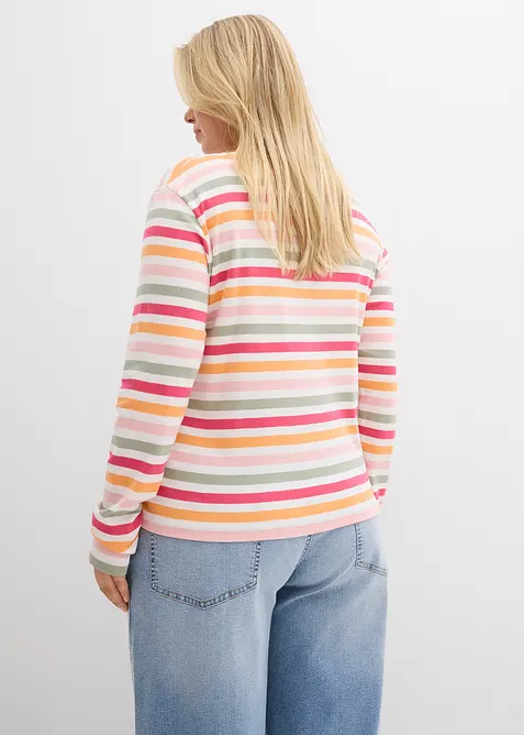 Langarmshirt aus reiner Baumwolle, bonprix