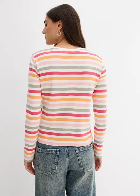 Langarmshirt aus reiner Baumwolle, bonprix