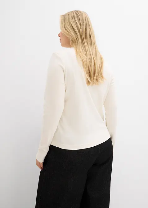 Langarmshirt aus reiner Baumwolle, bonprix