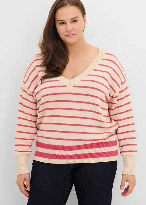 Pullover aus Baumwollmix, bonprix