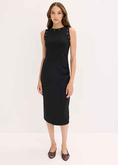Midikleid mit Nieten, bonprix
