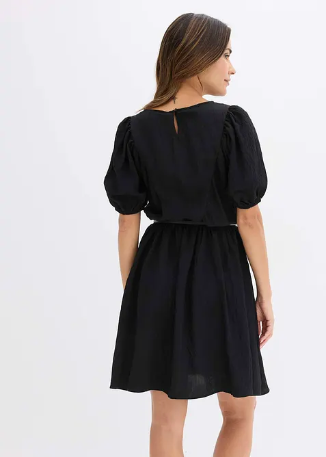 Robe avec ceinture et rivets, bonprix