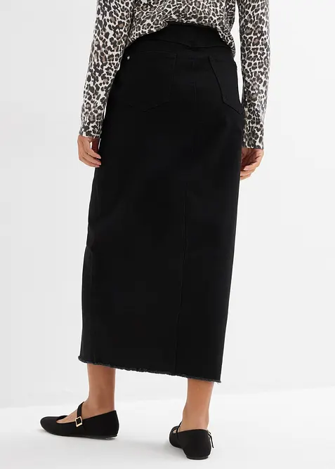 Twill-Rock mit Fransen, bonprix