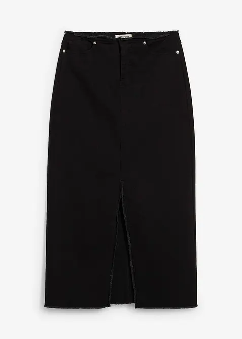 Twill-Rock mit Fransen, bonprix