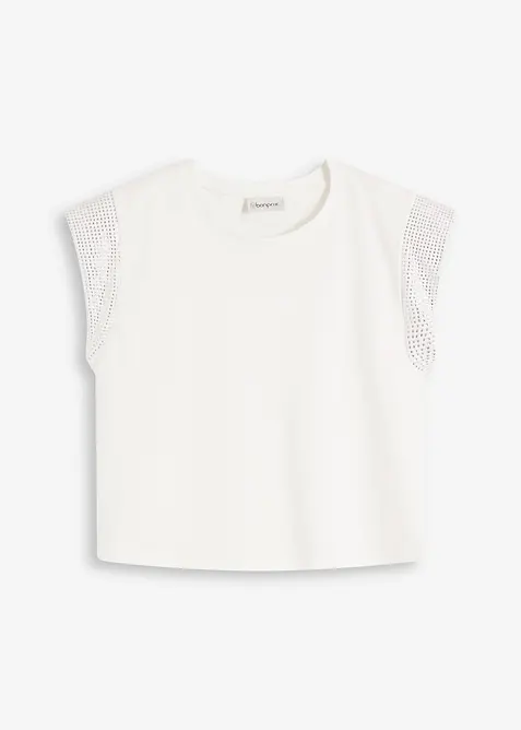 Shirt mit Schulterpolstern, bonprix