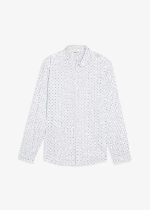 Chemise pro et extensible à motif minimaliste, slim, bonprix