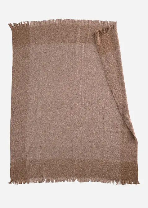 Kuscheldecke mit Fransen, bonprix