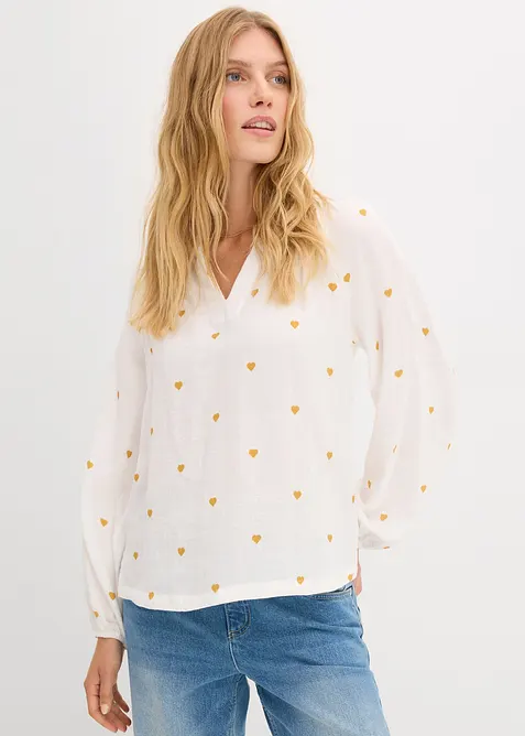 Tunique en gaze de coton, bonprix