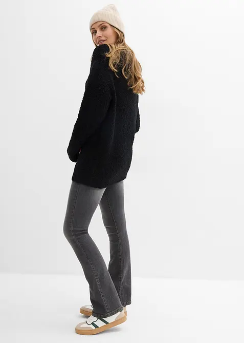 Pull oversize en maille bouclette, bonprix