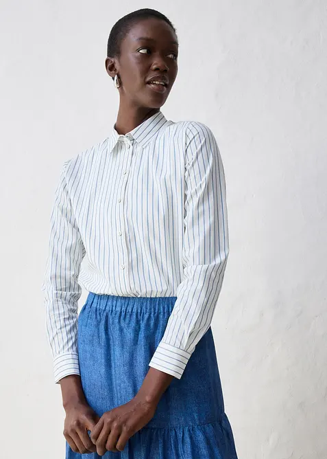 Chemisier coton et soie, bonprix