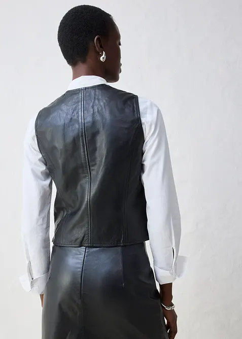 Weste aus Lammnappa, bonprix