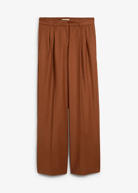 Pantalon à pinces en laine, bonprix