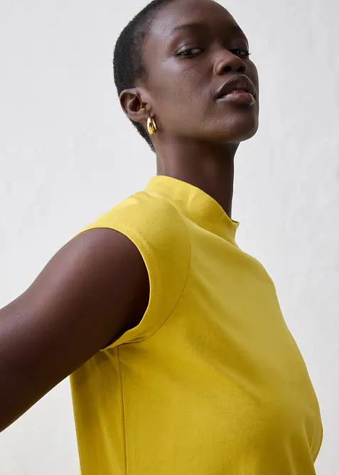 Shirt mit Seidenanteil, bonprix