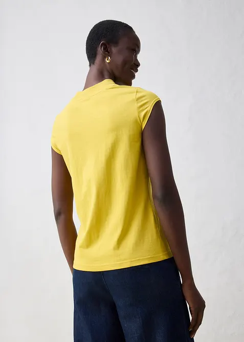 Shirt mit Seidenanteil, bonprix