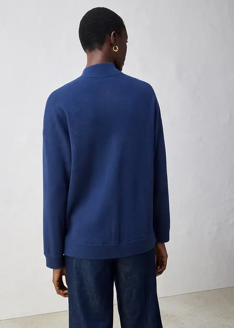 Oversize-Strickjacke mit Merinowolle, bonprix