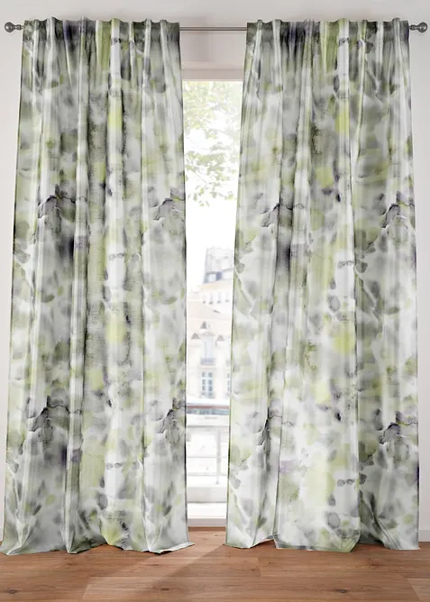 Fertigvorhang mit Druck (1er Pack), bonprix
