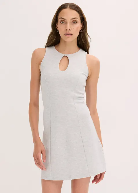 Minikleid mit Schmuck-Knopf, bonprix