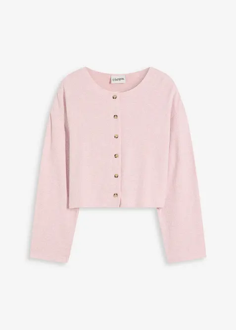 Gerippte Feinstrickjacke, bonprix