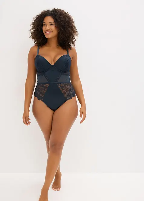 Stringbody mit Glanzeffekt, bonprix