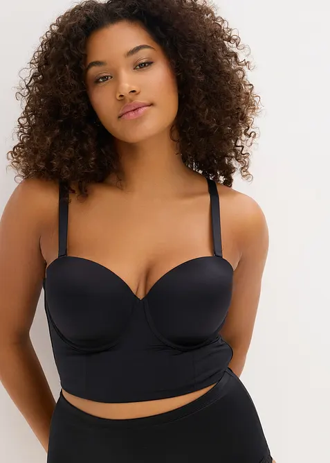 Soutien-gorge à coques multi-positions en polyamide brillant, bonprix