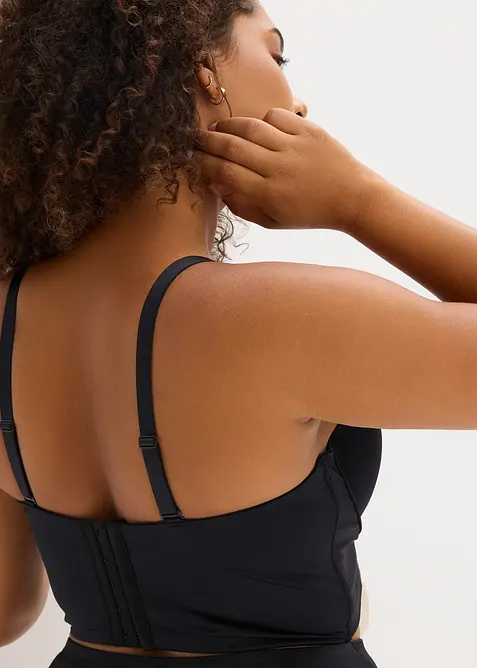 Multiway Schalen-BH Top mit Glanzeffekt, bonprix