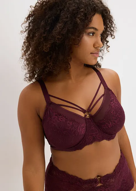 Soutien-gorge minimiseur avec dentelle d&eacute;licate, bonprix