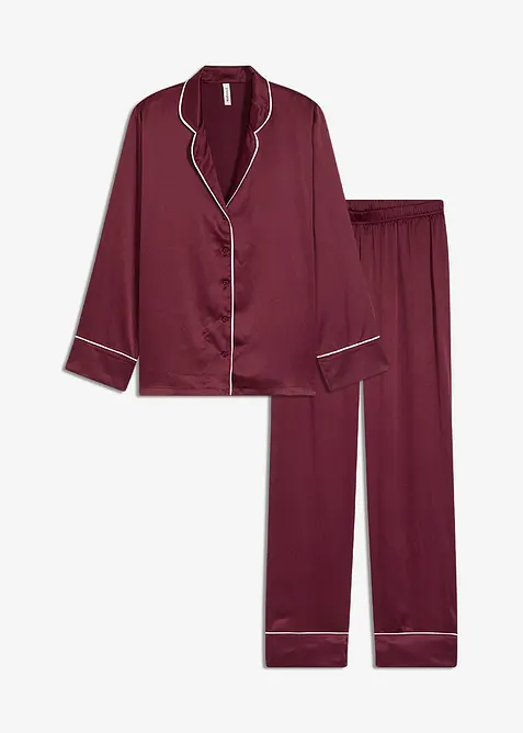 Pyjama tissé en satin, bonprix