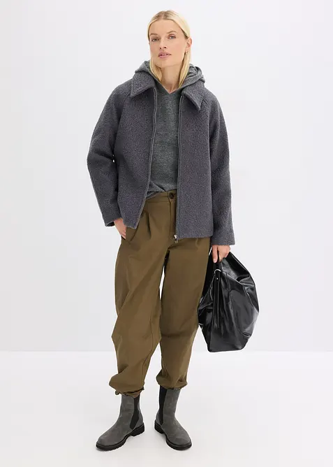 Blouson aus softem Bouclé, bonprix