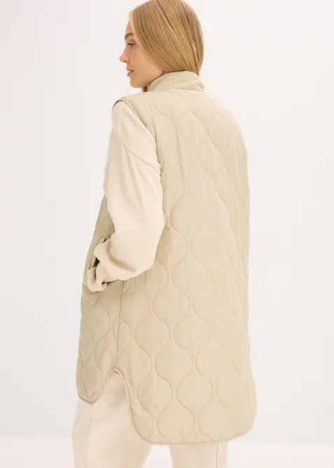 Gilet matelassé sans manches, ultra-léger, bonprix