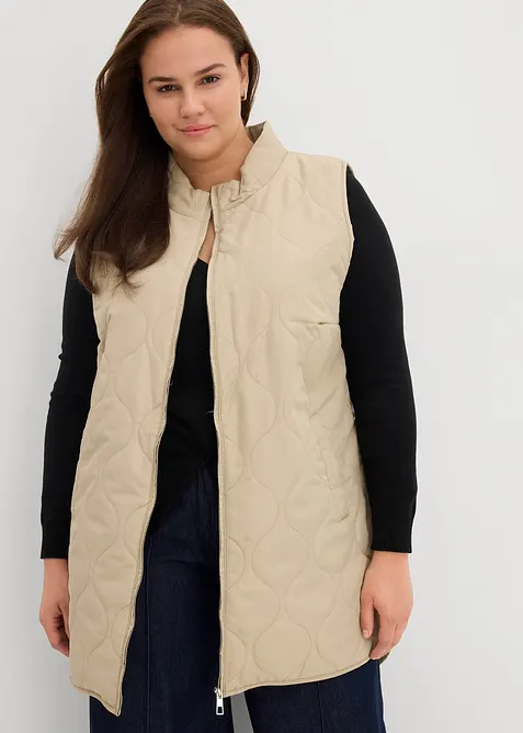 Gilet matelassé sans manches, ultra-léger, bonprix