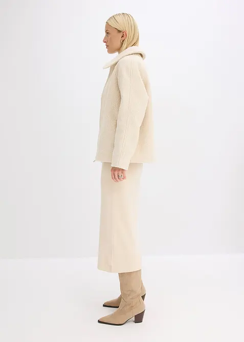 Blouson aus softem Boucl&eacute;, bonprix