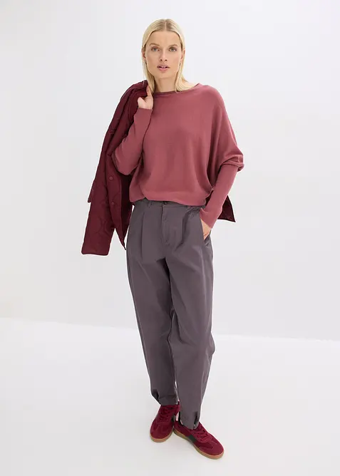 Feinstrickpullover aus feinem Viskose-Mix, bonprix