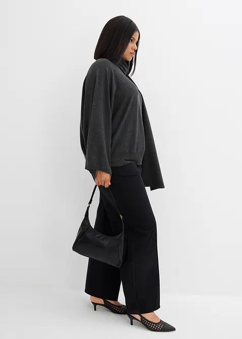 Pull en fine maille de viscose mélangée, bonprix