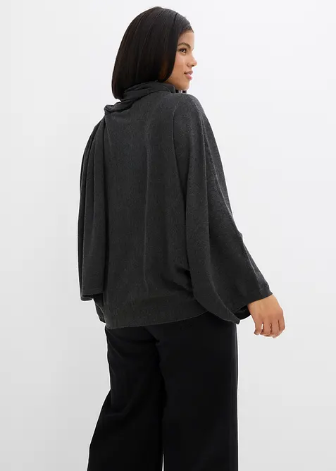 Pull en fine maille de viscose mélangée, bonprix