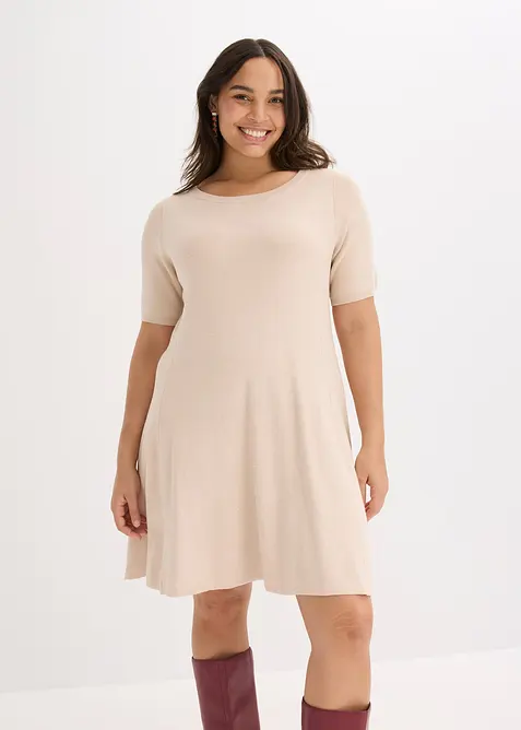 Strickkleid aus softem Viskose-Mix, bonprix