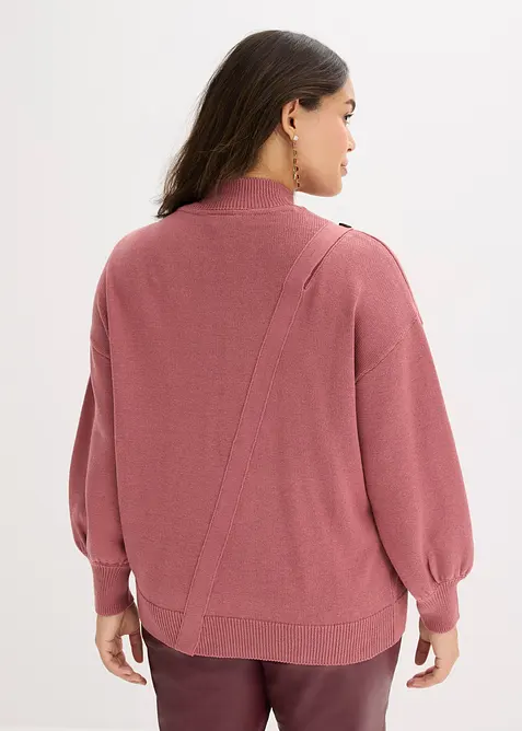 Pullover mit Knopfleiste, bonprix