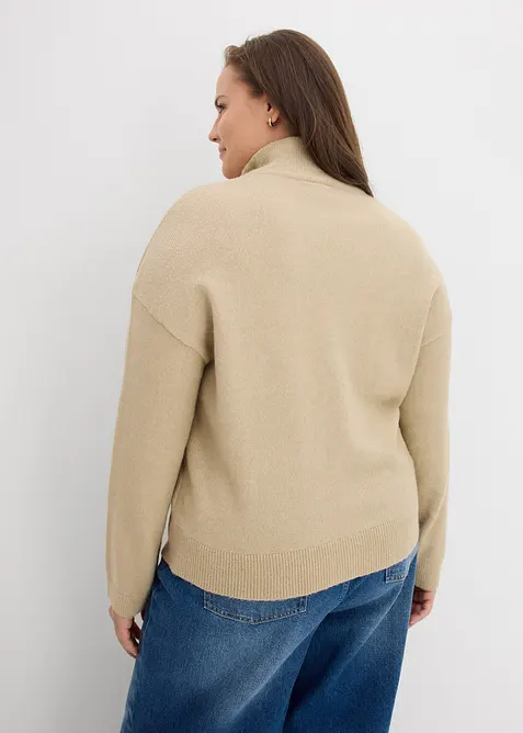 Strickjacke mit Reißverschluss, bonprix