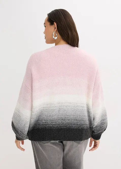 Grobstrickjacke aus weichem Woll-Mix, bonprix