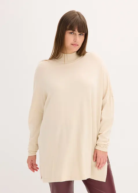 Cape-Pullover aus aus softem Viskose-Mix, bonprix